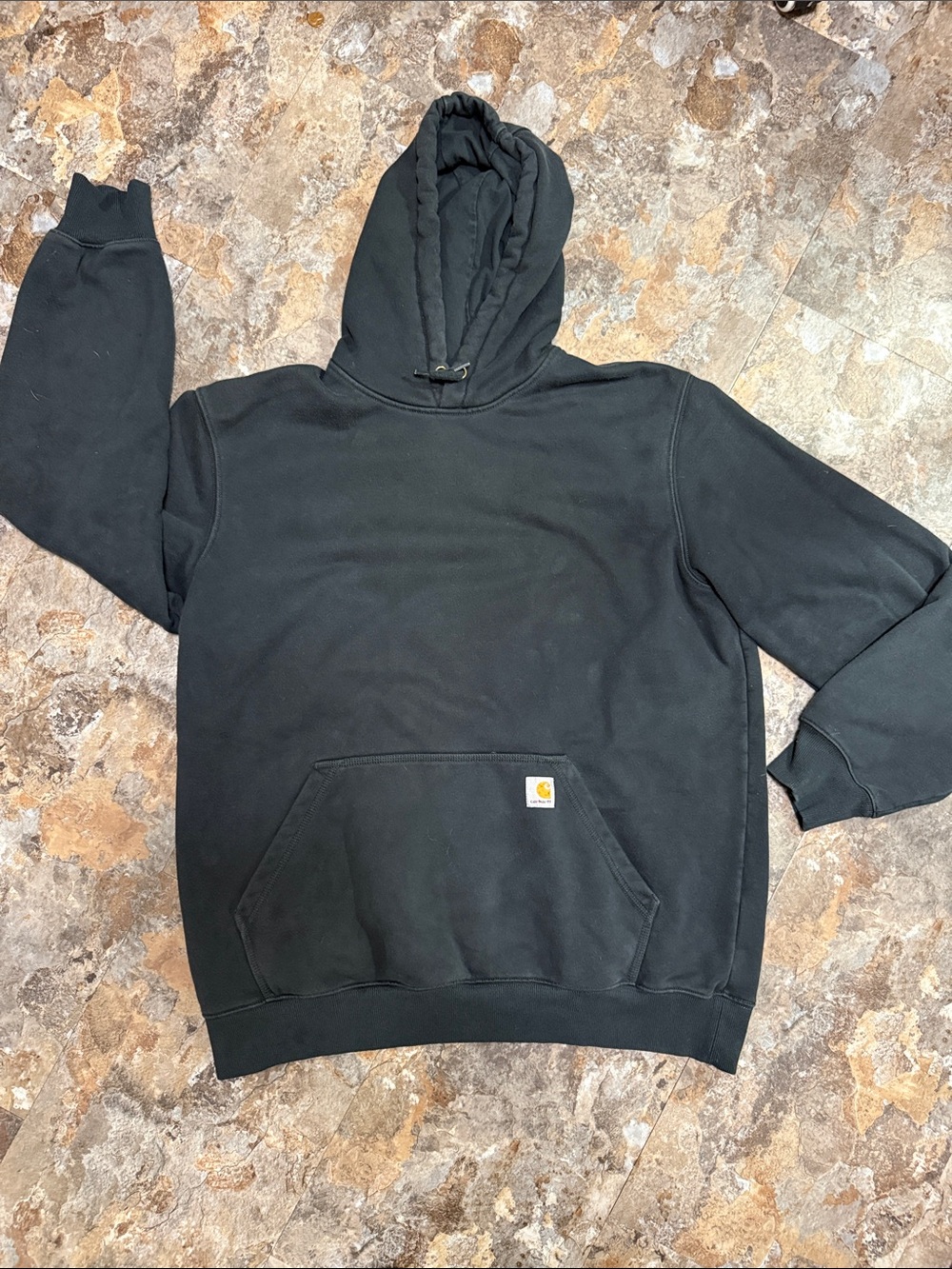 Carhartt Black Pullover Hooded Sweatshirt